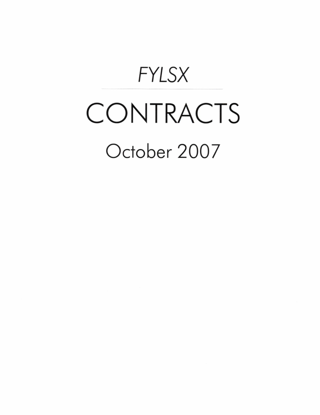 CONTRACTS October 2007 Question 3