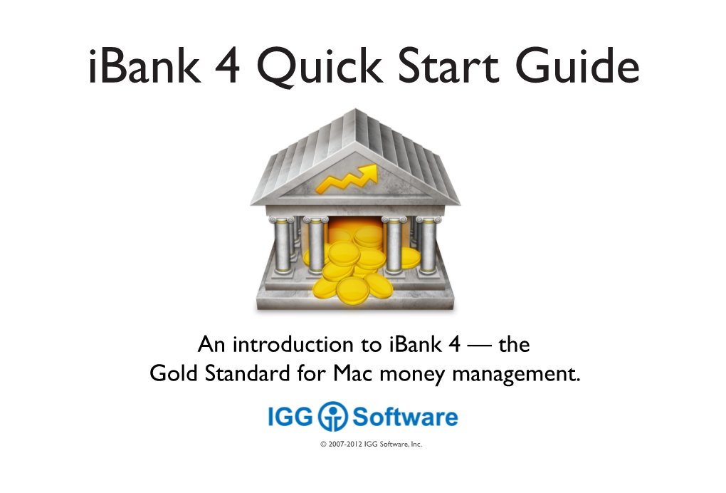 Ibank 4 Quick Start Guide