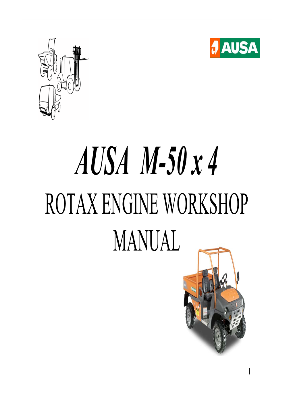 AUSA M50x4 Rotax Engine Workshop Manual