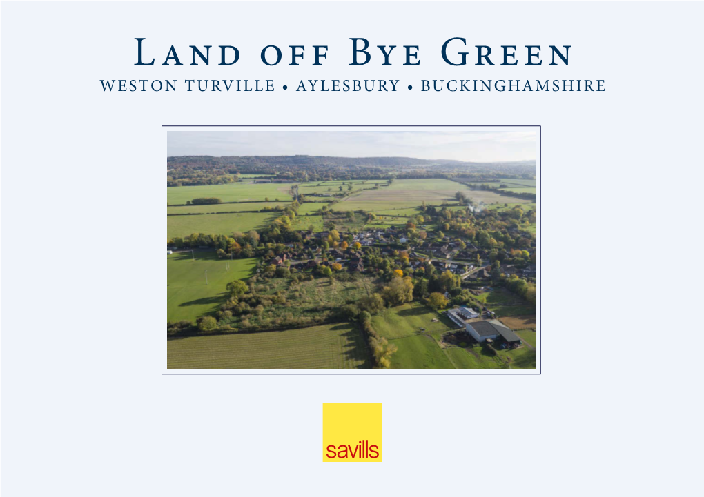 LAND at BYE GREEN A4 4Pp.Indd