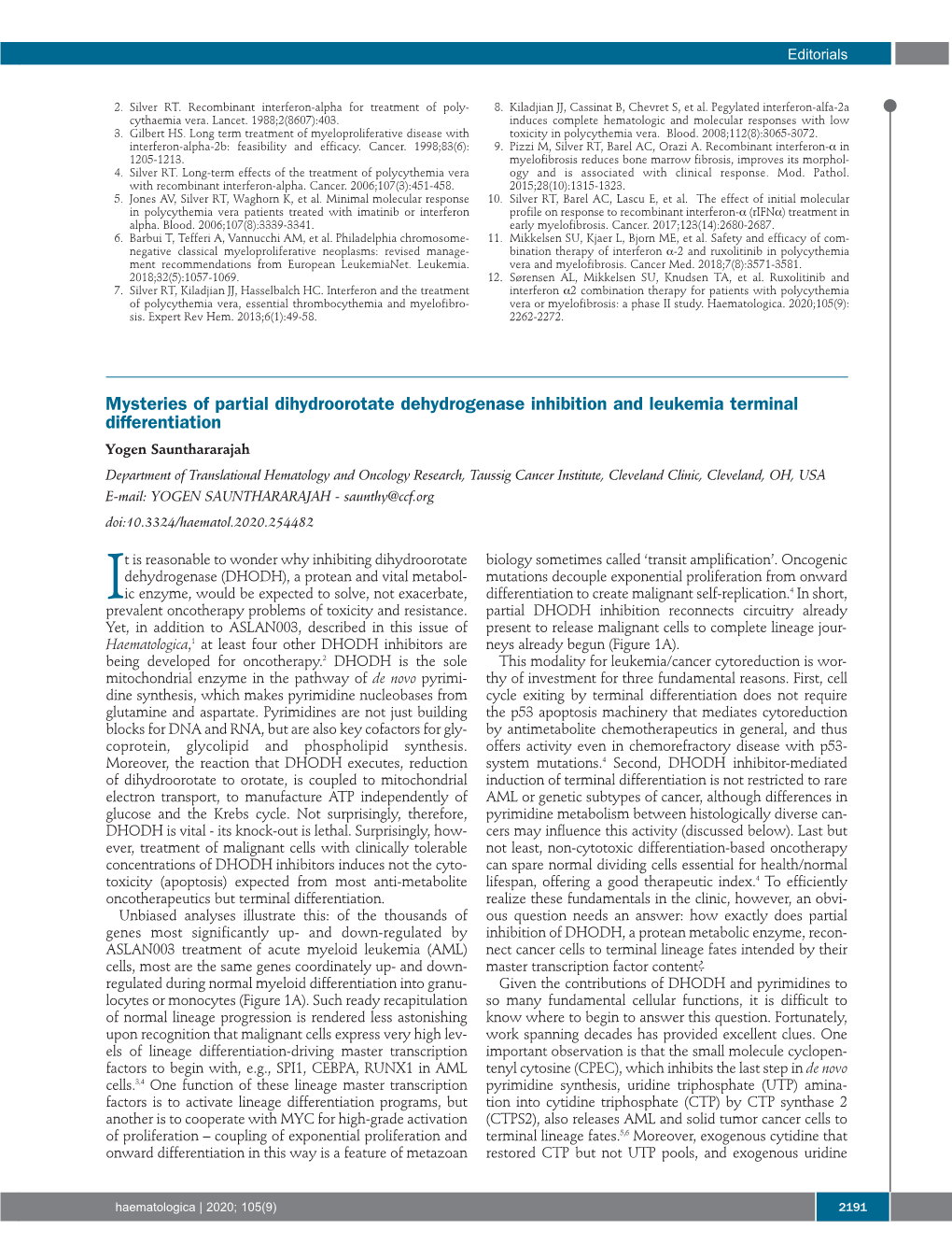 Mysteries of Partial Dihydroorotate Dehydrogenase Inhibition And