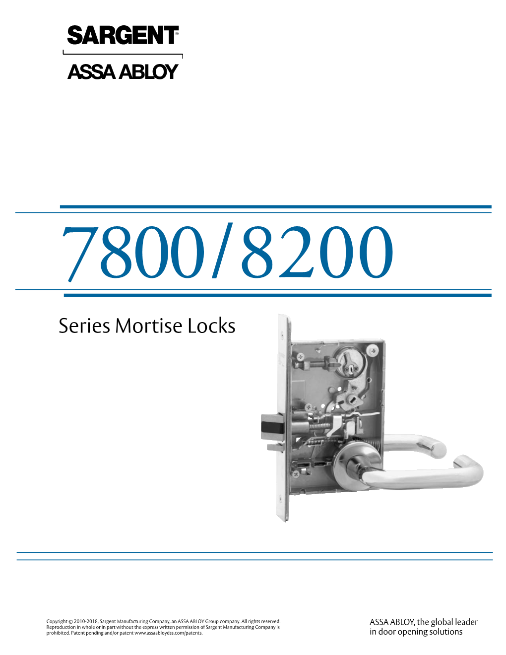 Series Mortise Locks