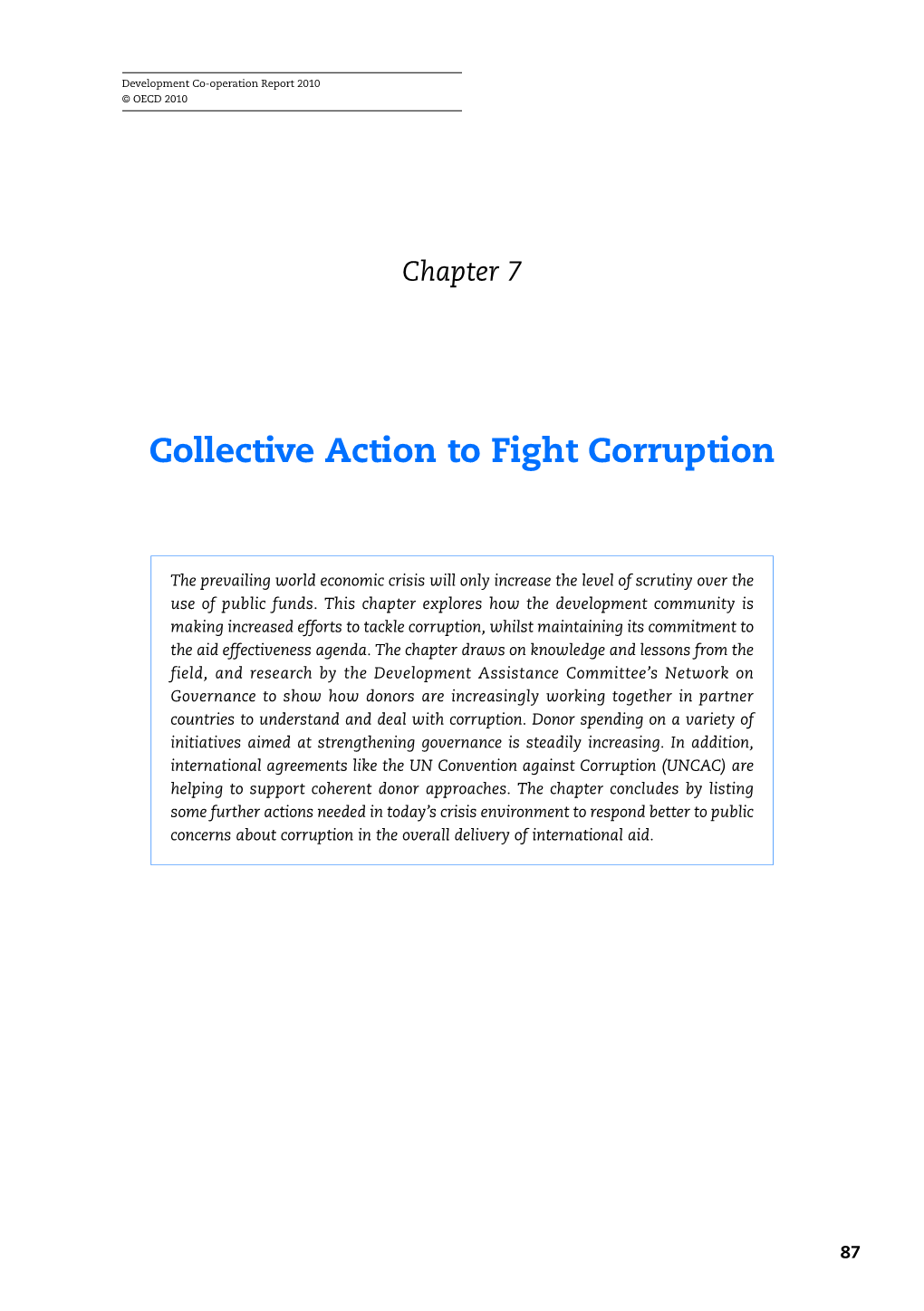 Collective Action to Fight Corruption