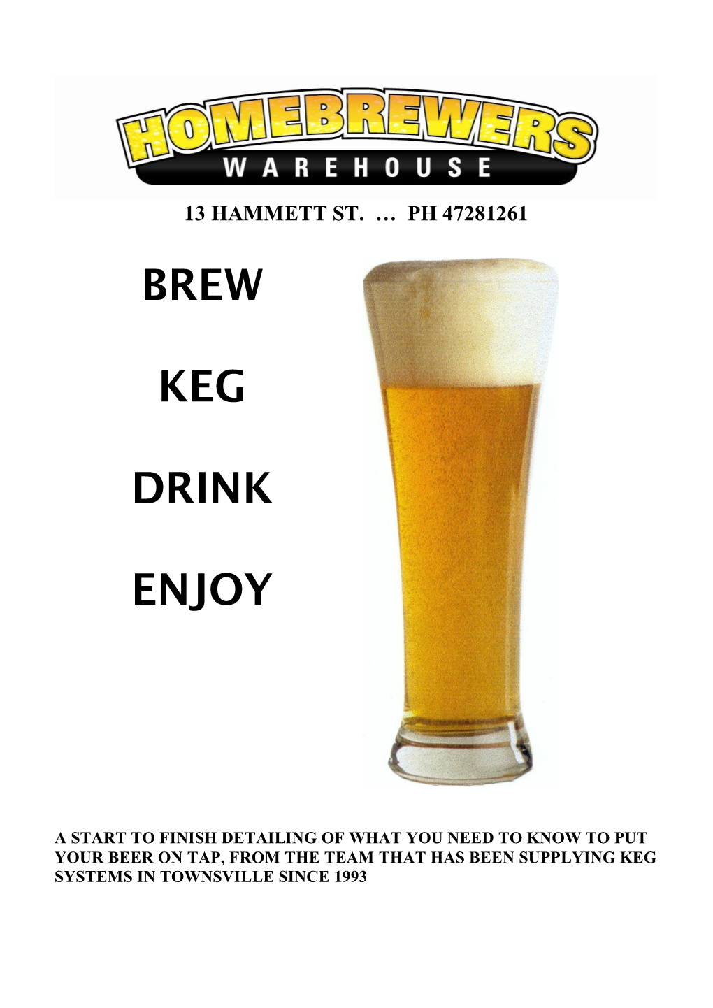 Brew Keg Drink Enjoy