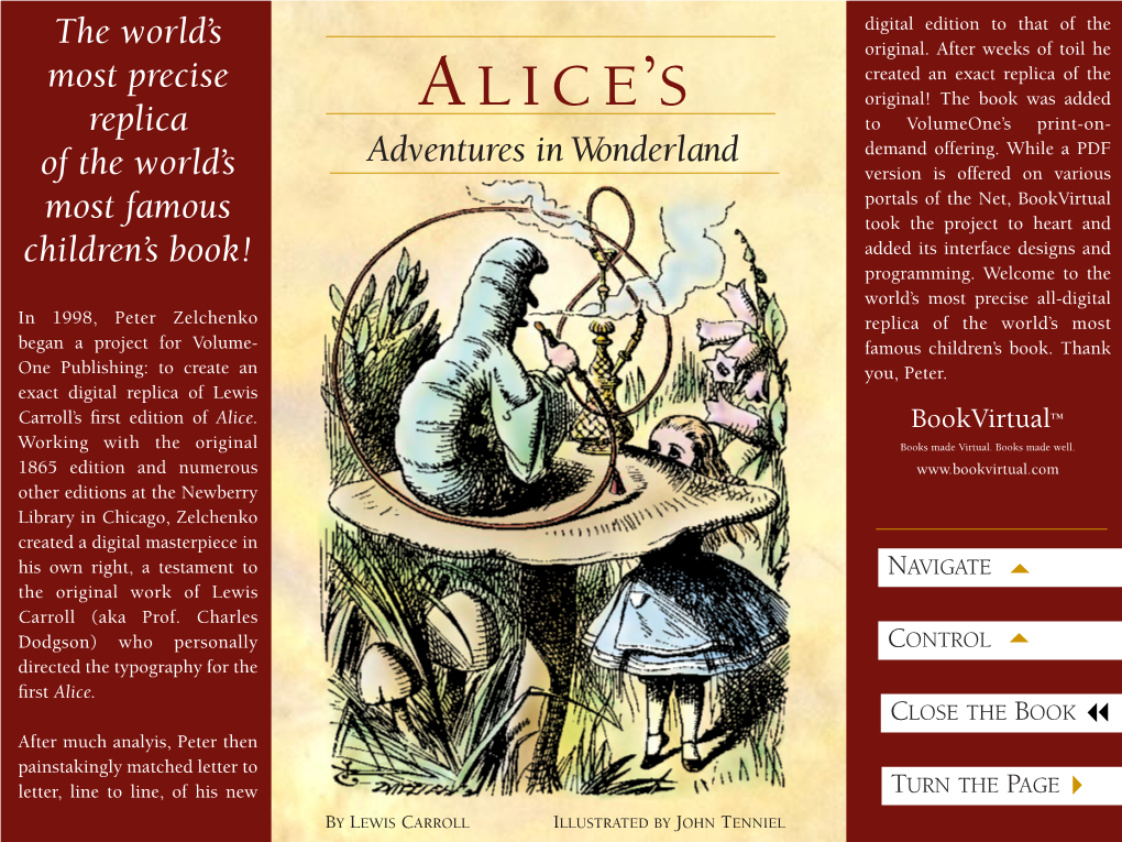 Alice's Adventures in Wonderland