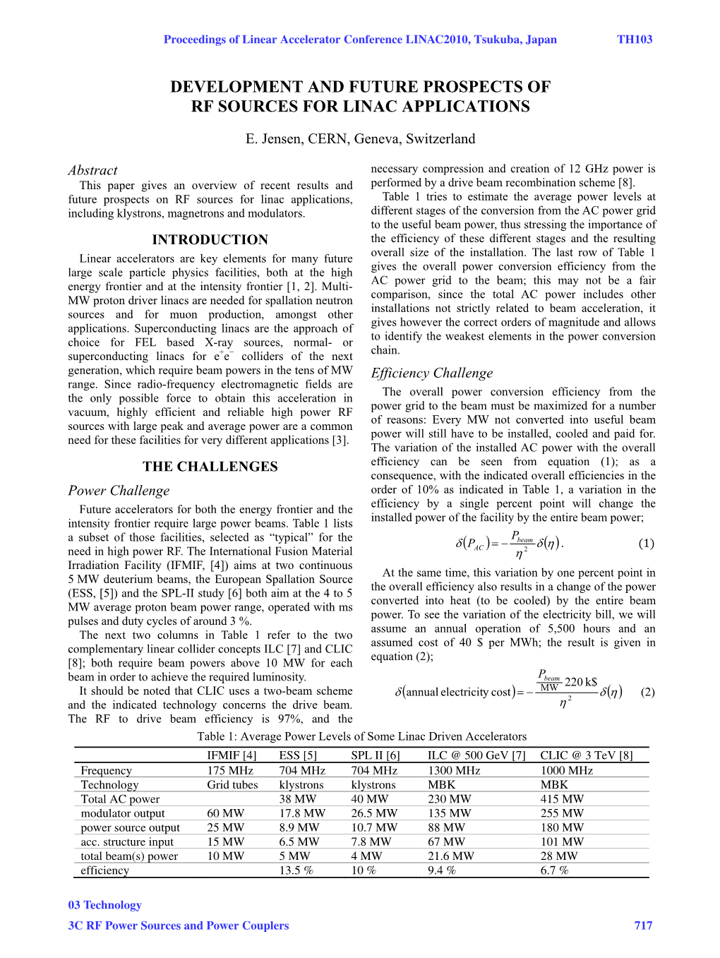 Development and Future Prospects of Rf Sources for Linac Applications