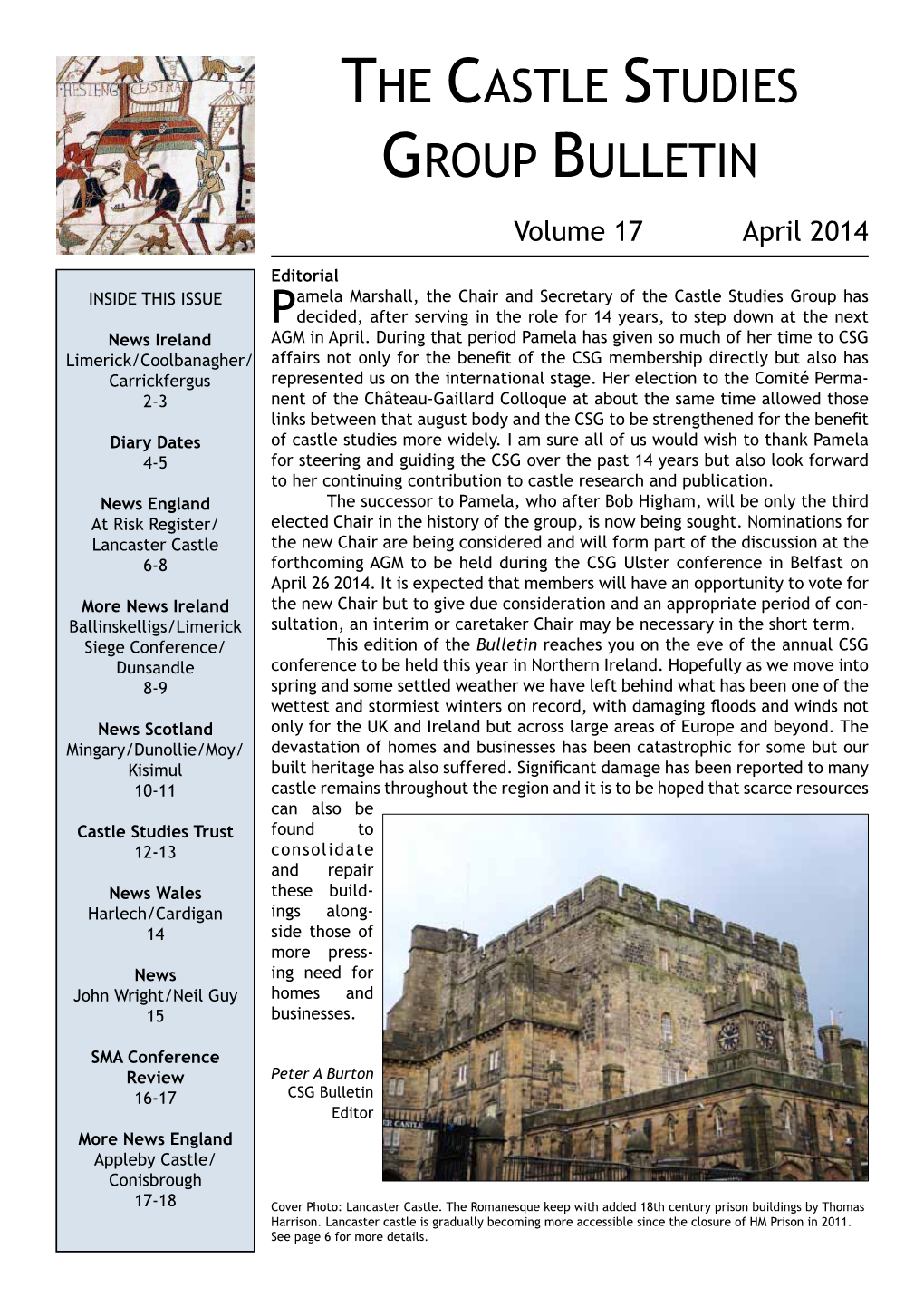 The Castle Studies Group Bulletin