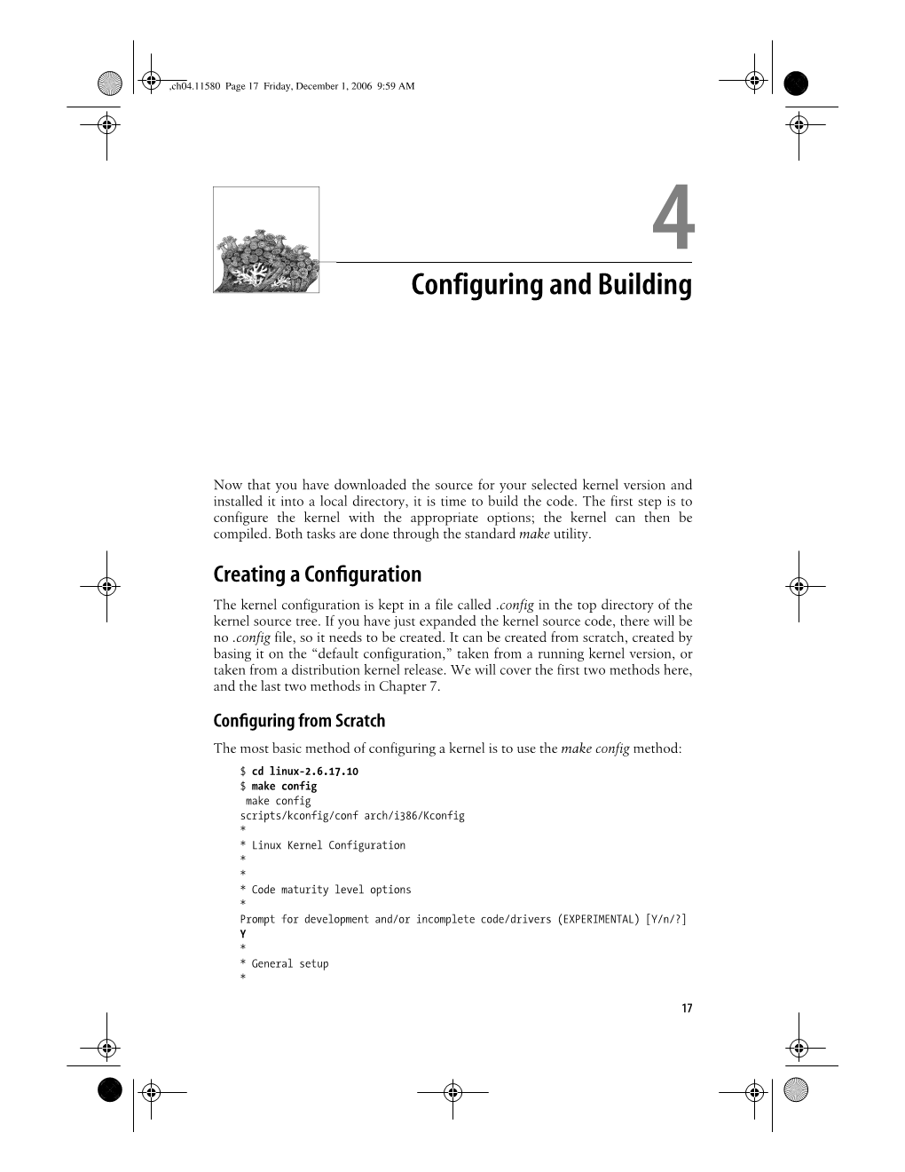 Configuring and Building 4 Configuring and Building