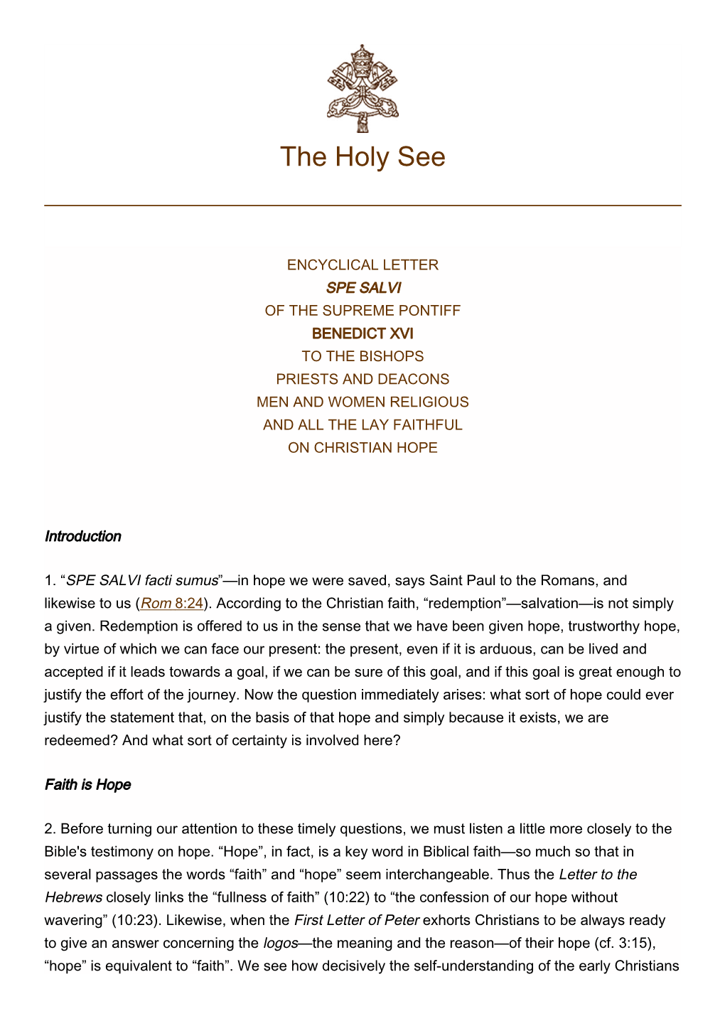 The Holy See