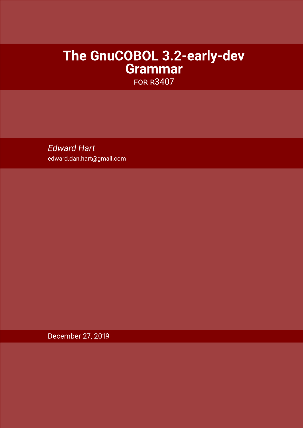 Gnucobol Grammar