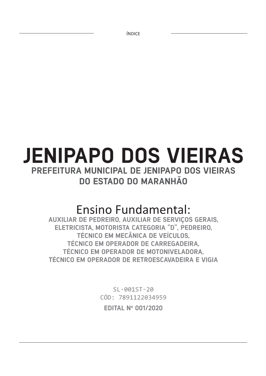 Jenipapo Dos Vieiras Prefeitura Municipal De Jenipapo Dos Vieiras Do Estado Do Maranhão