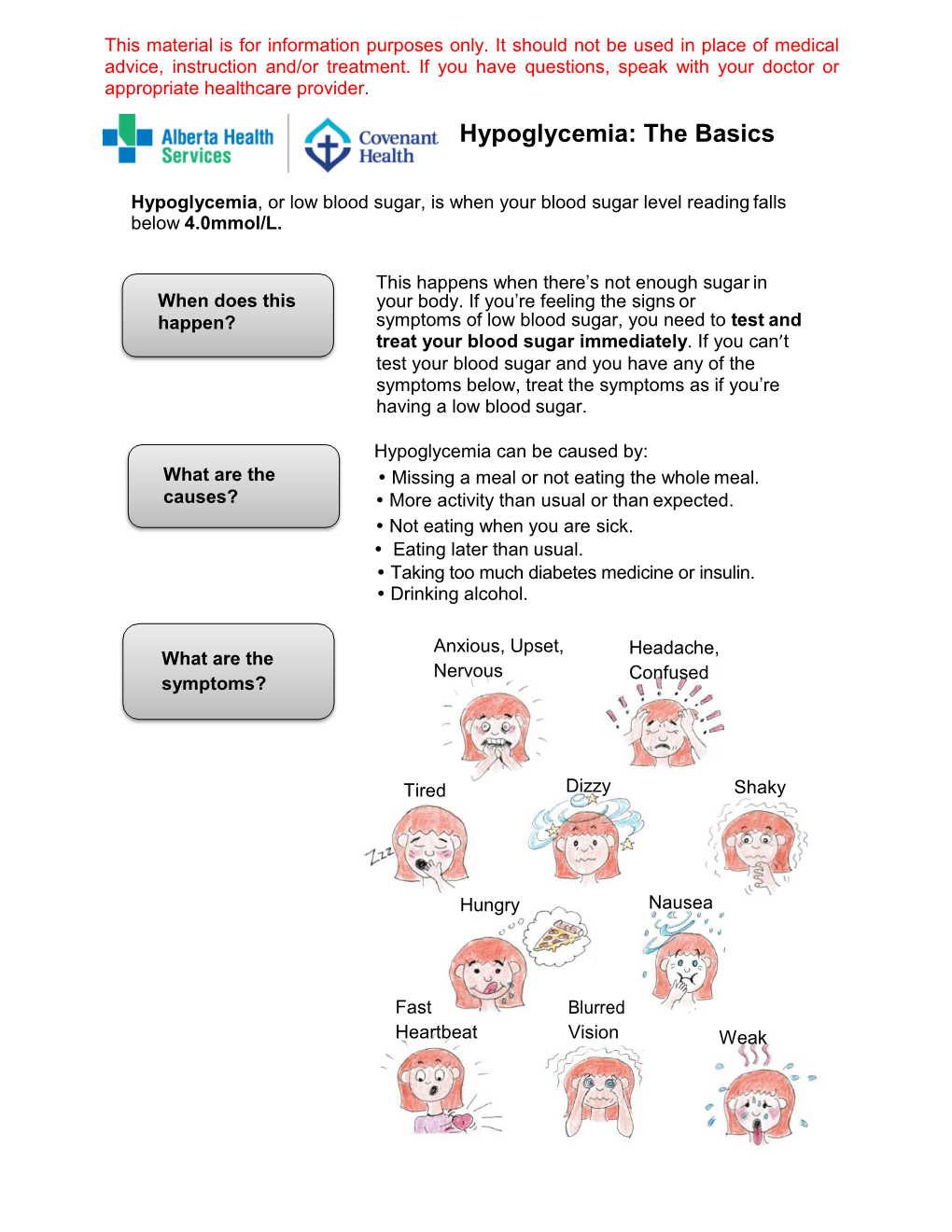 Hypoglycemia: the Basics