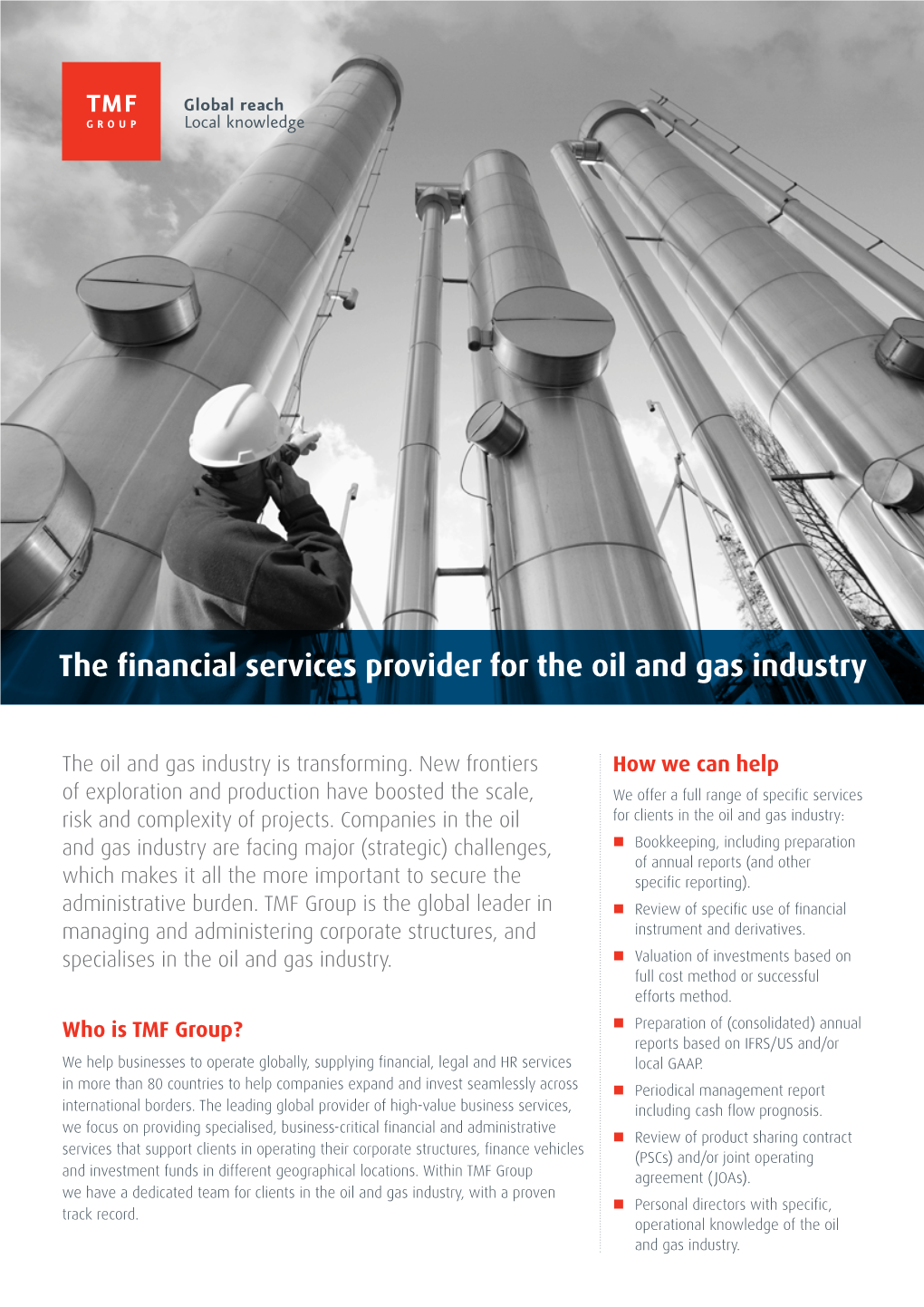 The Financial Services Provider for the Oil and Gas Industry