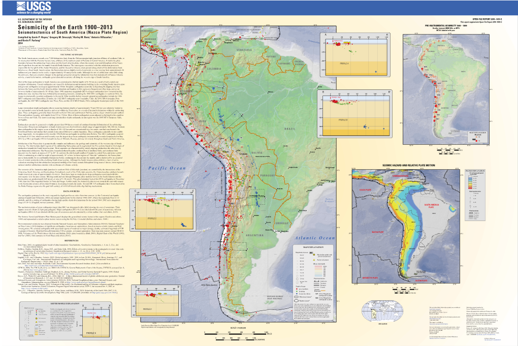 Nazca Plate Region) GRENADA 80°W 60°W 40°W 11900900 a A' 1 1 1 2 0 200 400 600 800 1,000 1,200 BARBADOS Compiled by Gavin P