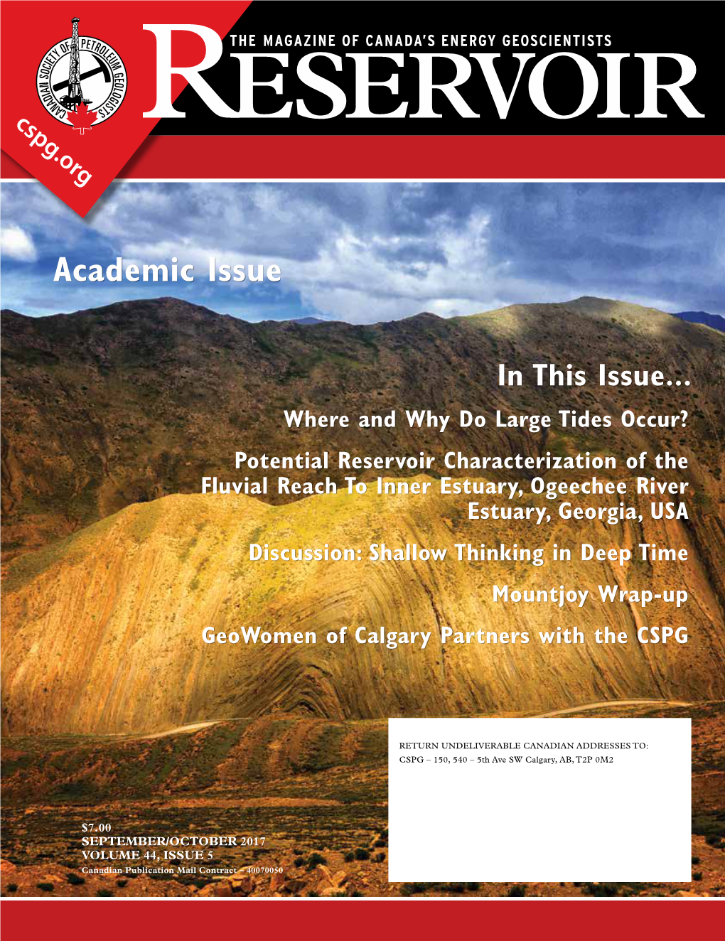 SEPTEMBER/OCTOBER 2017 VOLUME 44, ISSUE 5 Canadian Publication Mail Contract – 40070050 THANK�YOU to ALL of OUR SPONSORS