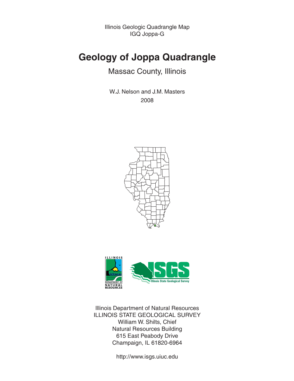 Geology of Joppa Quadrangle, Massac County, Illinois