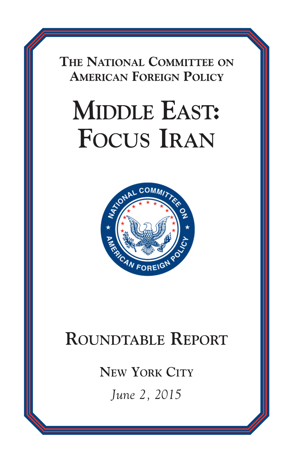 Middle East: Focus Iran
