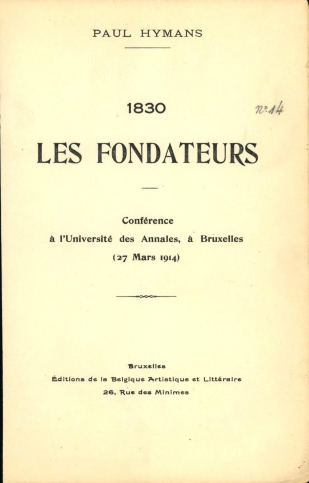 Les Fondateurs