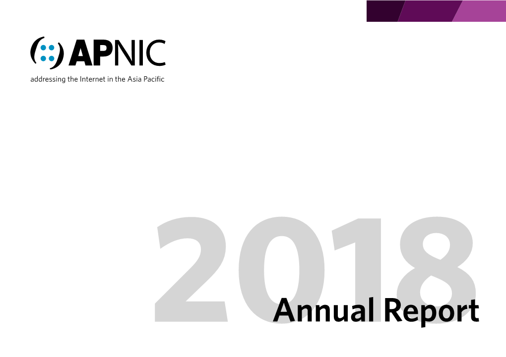 Annual Report 2018 ANNUAL REPORT Contents
