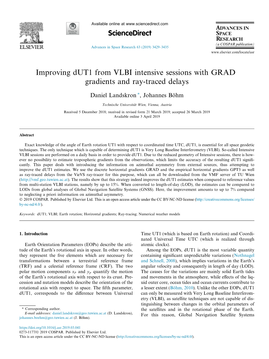 Improving Dut1 from VLBI Intensive Sessions with GRAD Gradients and Ray-Traced Delays