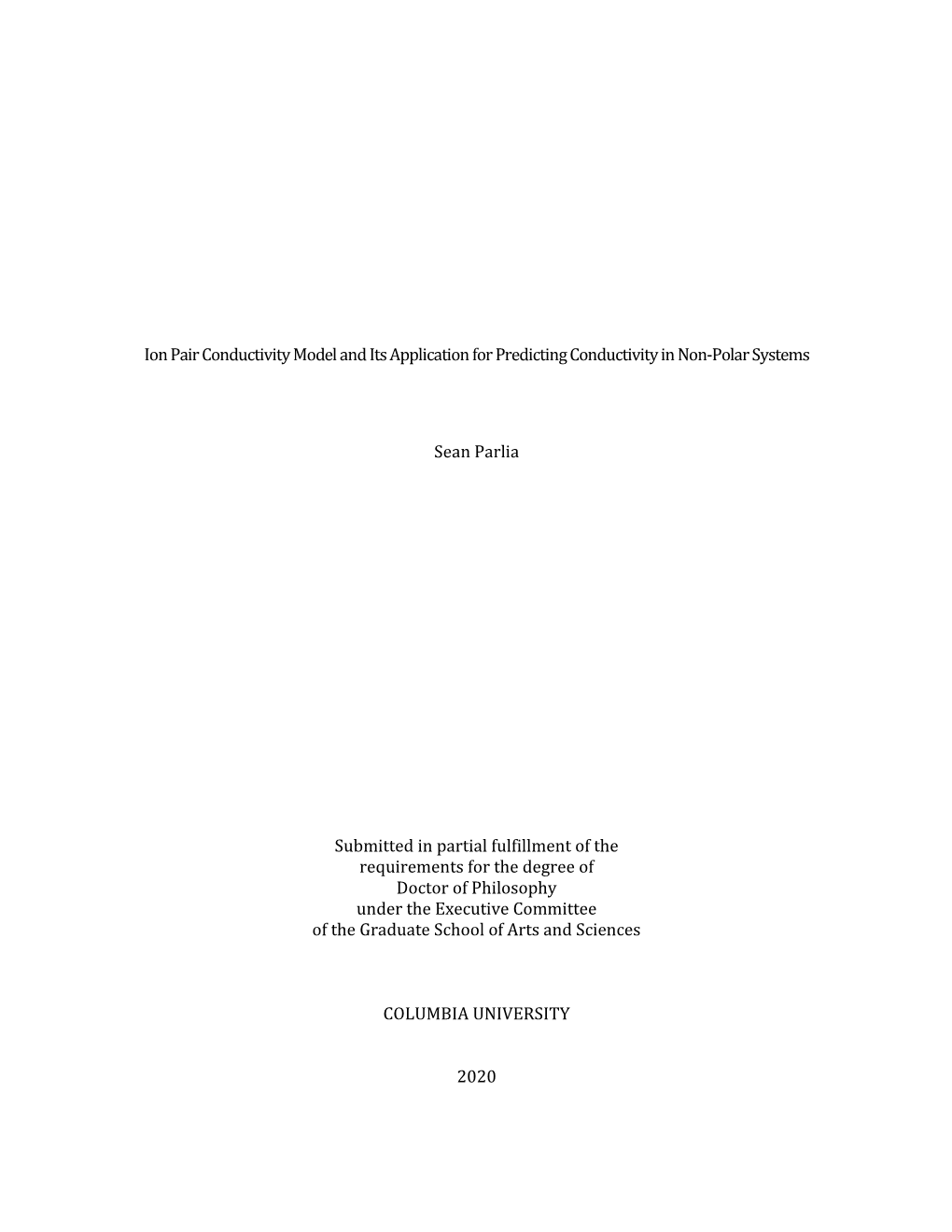 Ion Pair Conductivity Model and Its Application for Predicting Conductivity in Non-Polar Systems