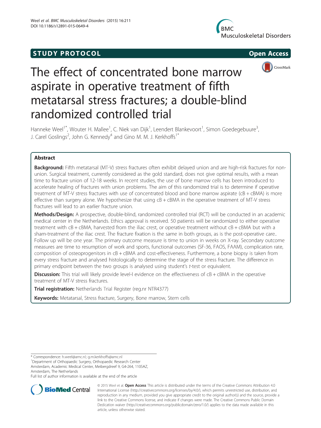 The Effect of Concentrated Bone Marrow Aspirate in Operative Treatment of Fifth Metatarsal Stress Fractures