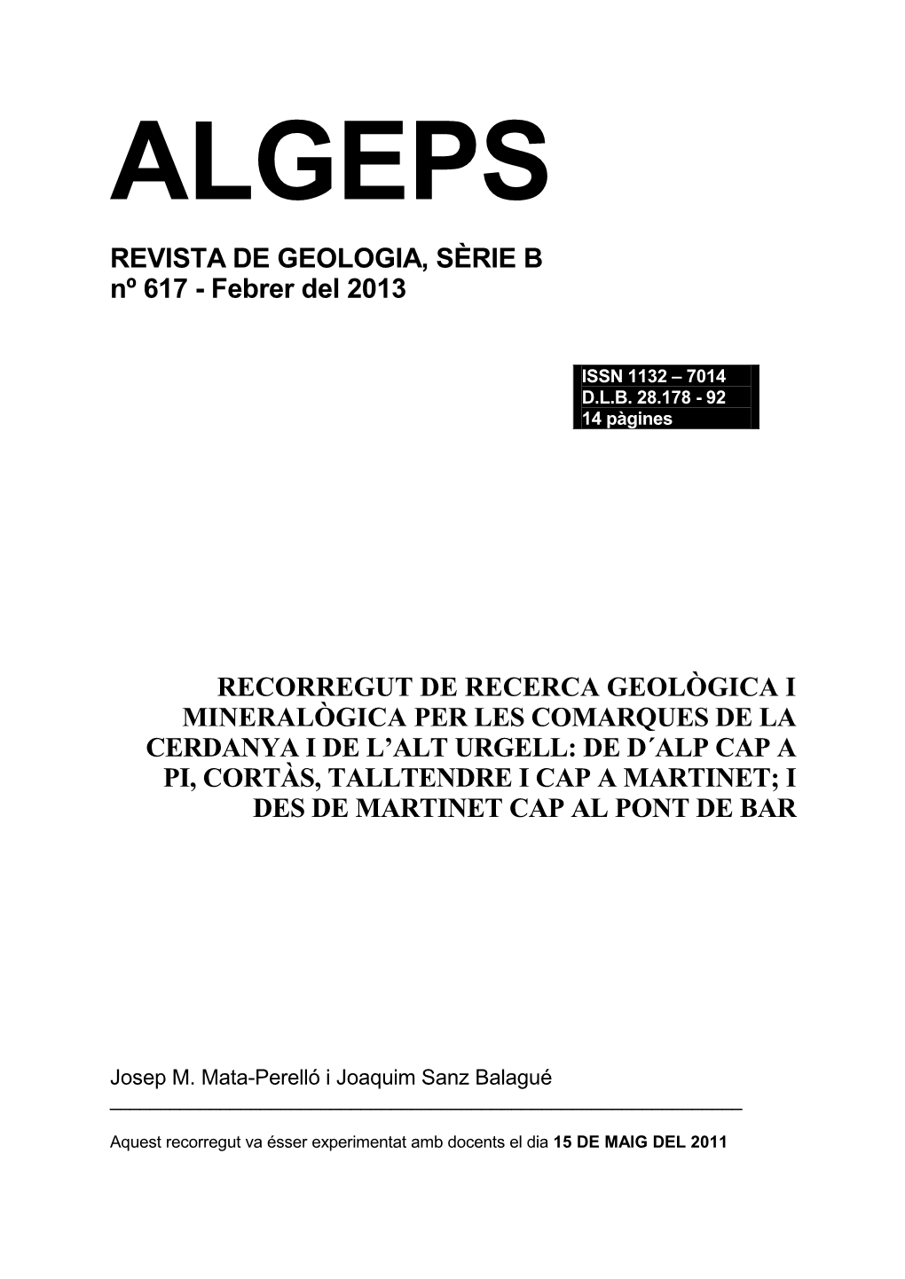 Bellver De Cerdanya, Des D´On S’Anirà Cap Al Poblet De Pi, on Es Farà Una Nova Aturada Al Barranc De Pi