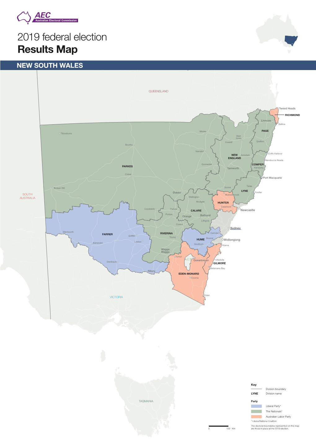 New South Wales Results