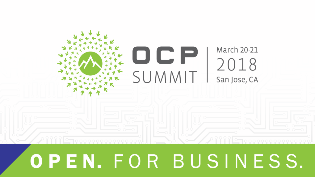 OCP Summit 2018 DMTF Standards for OCP Platforms Management