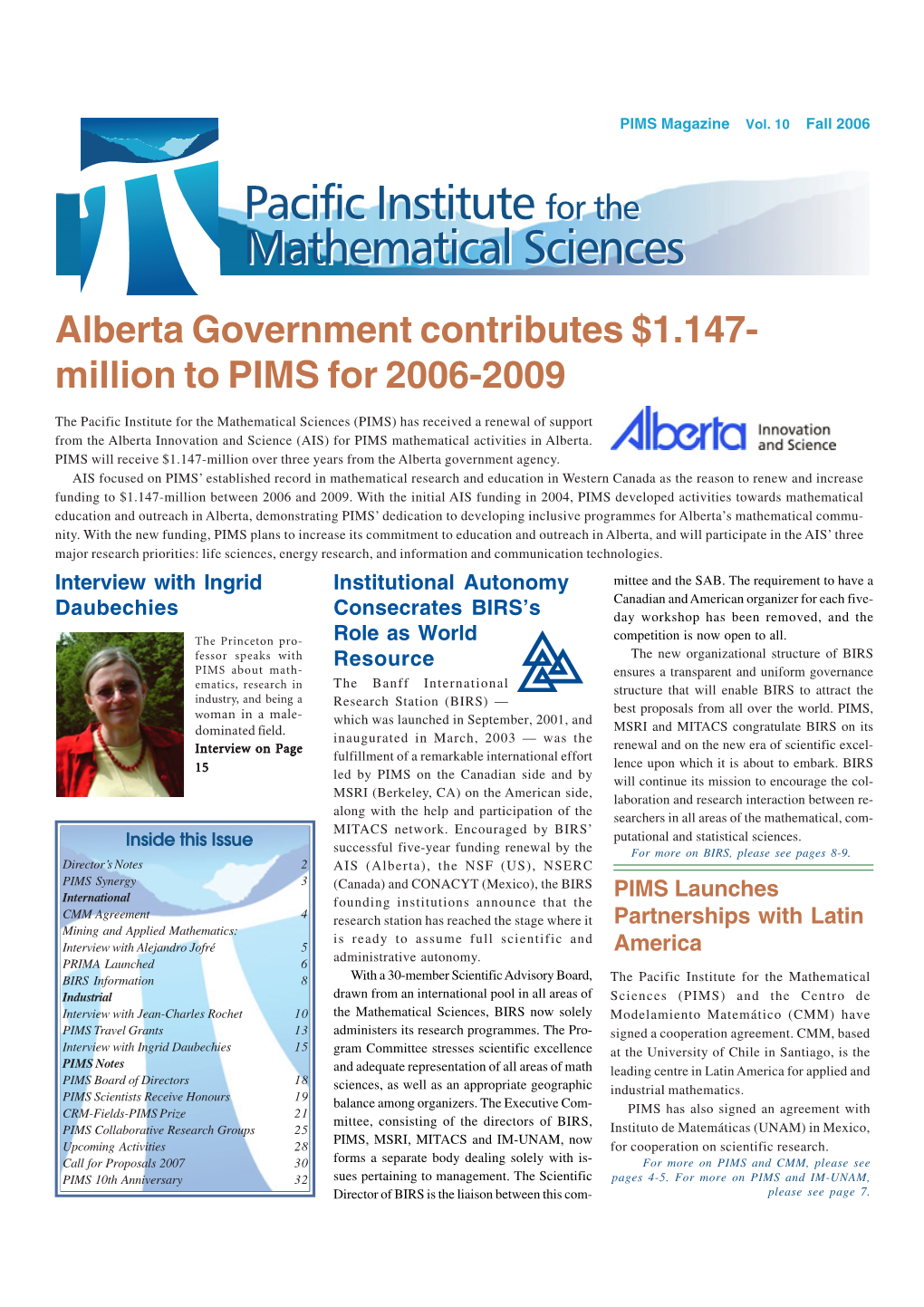 Newsletter Fall2006 Gen.Pmd