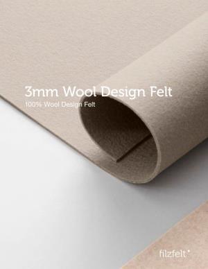 3Mm Wool Design Felt 100% Wool Design Felt Take Wool Fleece, Add Water and Agitation—And Voila— You Get One Nifty Natural Material