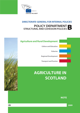 Agriculture in Scotland Note