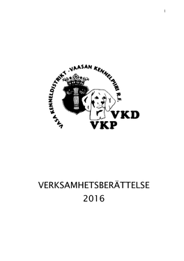 Verksamhetsberättelse 2016