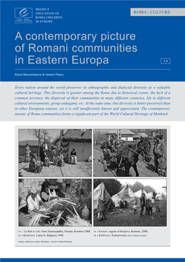 A Contemporary Picture of Romani Communities in Eastern Europa 1.2