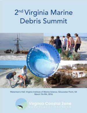 2Nd Virginia Marine Debris Summit