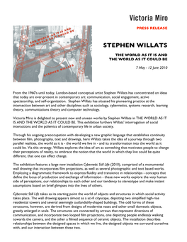 Stephen Willats