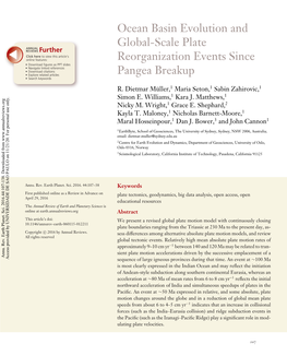 Ocean Basin Evolution and Global-Scale Plate Reorganization Events Since Pangea Breakup R