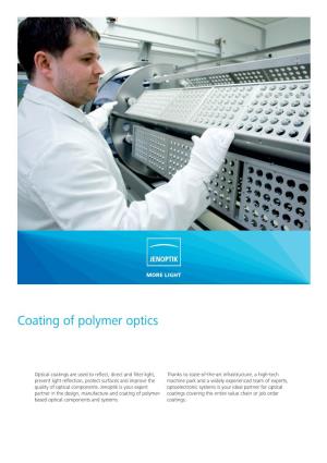 Coating of Polymer Optics