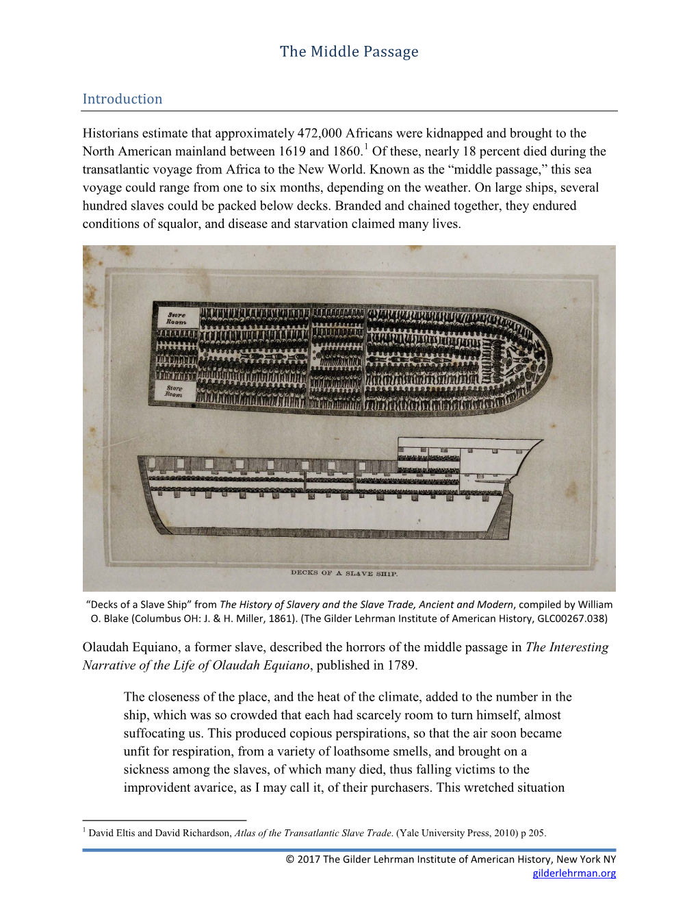 The Middle Passage