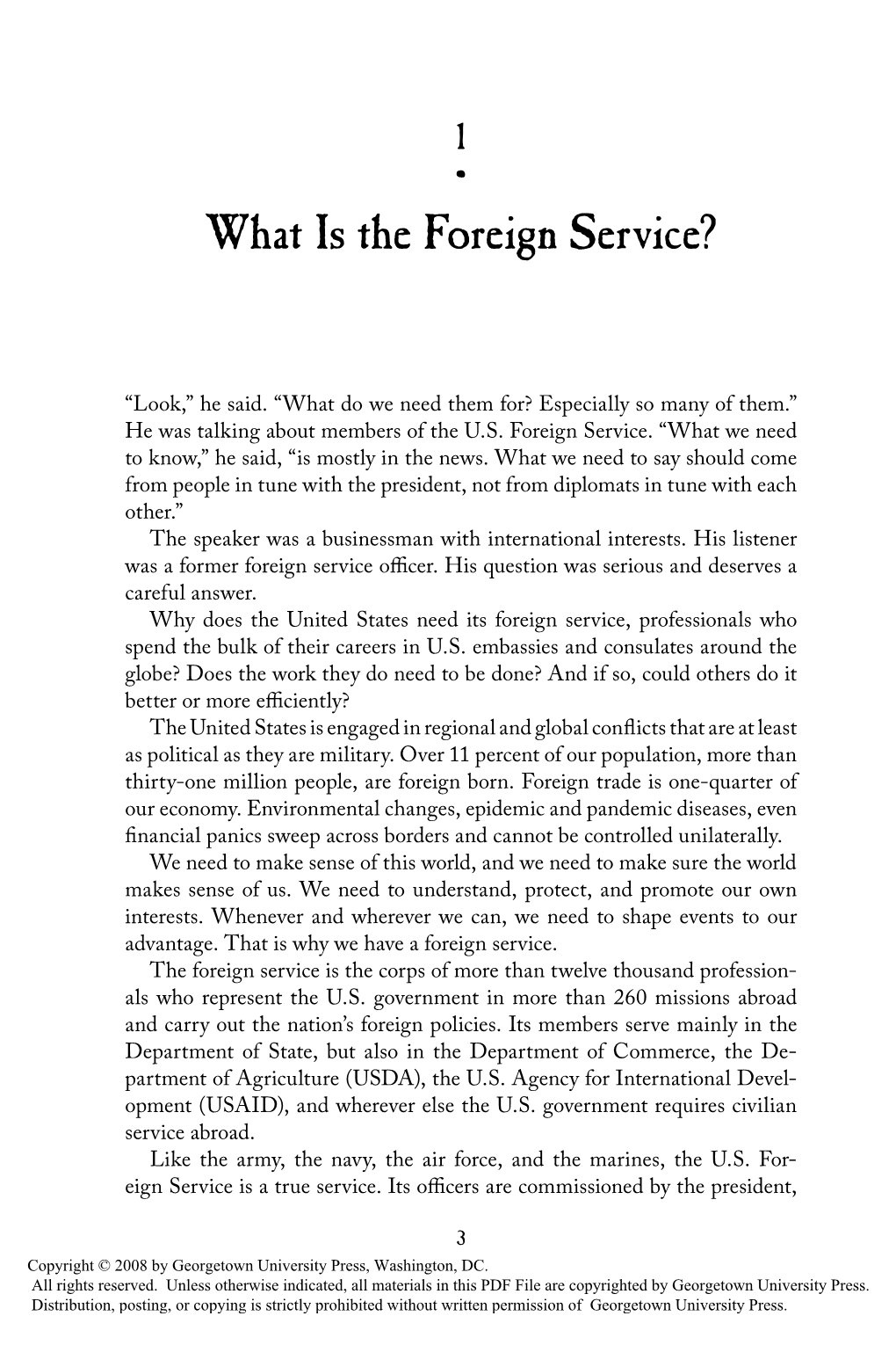 What Is the Foreign Service?