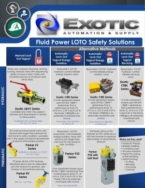 Fluid Power LOTO Safety Solutions