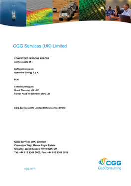 CGG Services (UK) Limited