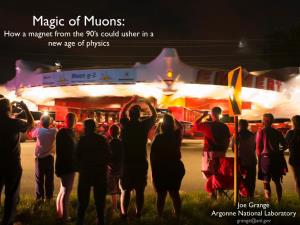 Magic of Muons: How a Magnet from the 90’S Could Usher in a New Age of Physics