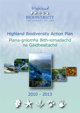 Highland Biodiversity Action Plan 2010