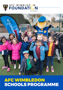 Afc Wimbledon Schools Programme 3 What We Offer