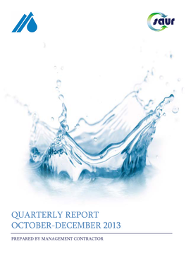 Quarterly Report October-December 2013