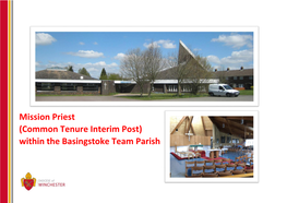 (Common Tenure Interim Post) Within the Basingstoke Team Parish