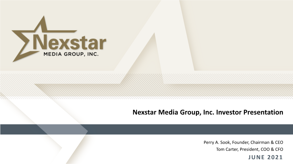 NXST Investor Presentation June 2021