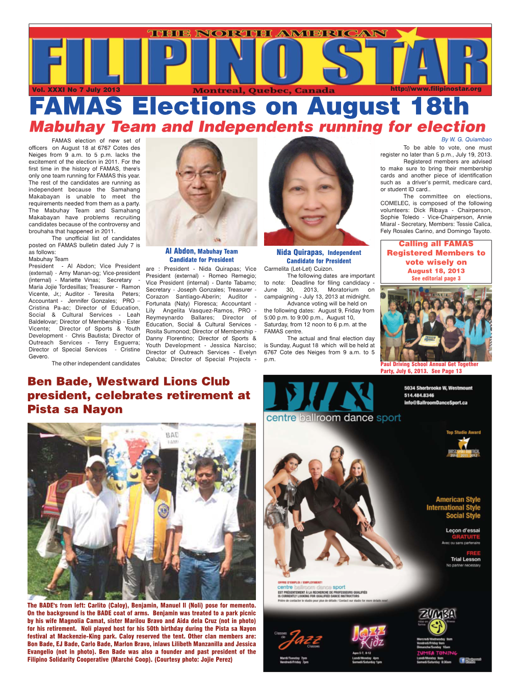 FINAL July 2013:Filipino Star