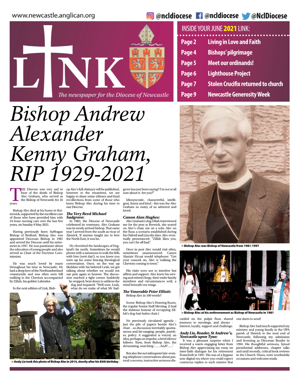 Bishop Andrew Alexander Kenny Graham, RIP 1929-2021